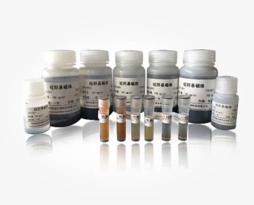 Nucleic acid extraction silicon-based magnetic beads