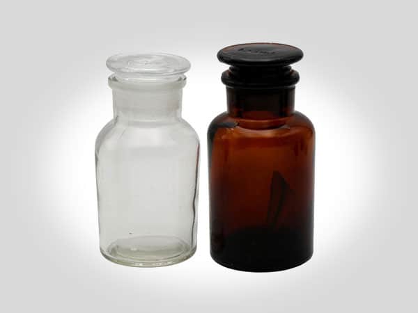 Botella de reactivo de boca ancha